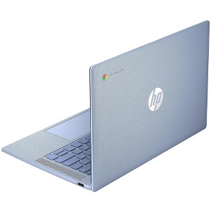 HP 14A-NF 14" HD Chromebook, Intel N100, 4GB, 64GB, Chrome OS, Blue - Manufacturer Refurbished - 1 of 4