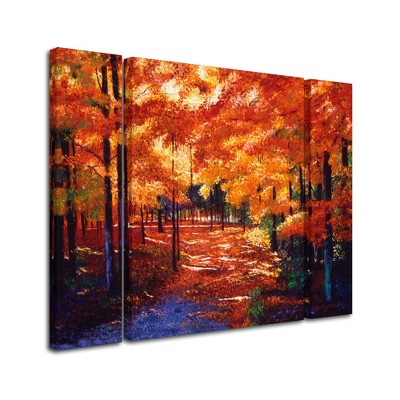 Trademark Fine Art-David Lloyd Glover 'Magical Forest' Multi Panel Art Set Large