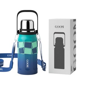 ZACHVO 320Z Insulated Tumbler, 24H Hot 72H Cold, 7-Layer Vacuum, Leakproof Stainless Steel Bottle with Handle & Strap - 1 of 4