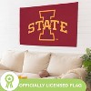 NCAA Iowa State University Flag with Grommets, 3'x5' ISU Cyclones Outdoor College Flags & Banners for Garden Patio Indoor Wall Décor - 2 of 4