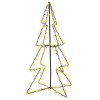 Christmas Cone Tree Warm white Metal Medium Christmas Cone Tree - 2 of 4