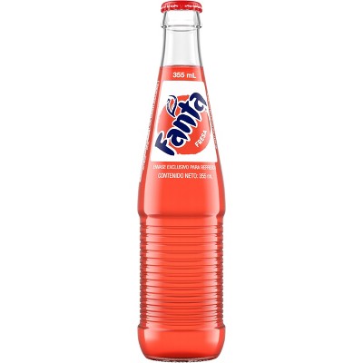 Fanta Strawberry de Mexico Soda - 12 fl oz Glass Bottle