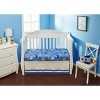 Everyday Kids 2-Pack Fitted Boys Crib Sheets, Soft Microfiber, Fits 28x52 Crib Mattress, Breathable Baby Bedding – Space & White Nursery Sheets - 4 of 4