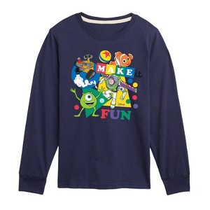 Boys' - Disney - Make It Fun Long Sleeve Graphic T-Shirt - 1 of 4