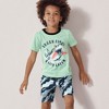 Lands' End Kids Short Sleeve Tee and Shorts Pajama Set - 3 of 3