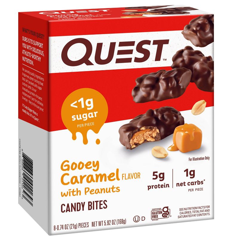 Quest Nutrition Gooey Caramel Candy Bites - 8ct, 4 of 15