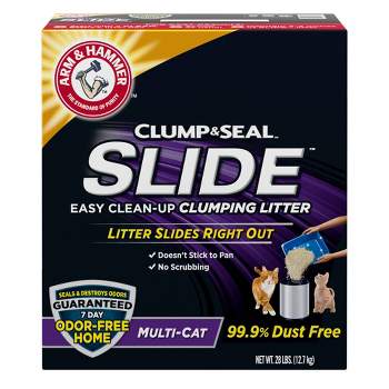 Arm & Hammer Slide Easy Clean Up Multi-Cat Clumping Litter - 28lbs