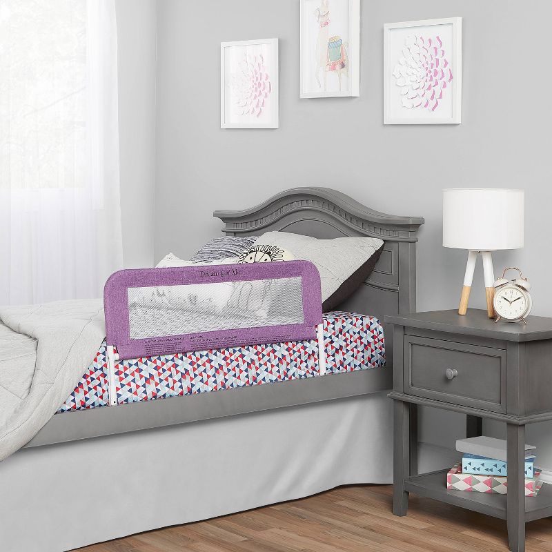 Dream On Me 3D Linen fabric and Mesh Security Bed Rail, 1 of 6