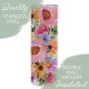 Elanze Designs Mom Madre Mommy Mama Pink Floral 20 ounce Stainless Steel Travel Tumbler - 3 of 4