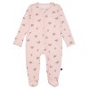 Modern Moments™ by Gerber Baby Girls' 2-Pack Sleep 'N Play With Mittens, Pink Roses - 2 of 4