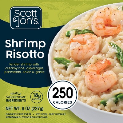 Scott & Jon's Gluten Free Frozen Shrimp Risotto Rice Bowl - 8oz