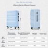 Lightweight Luggage Sets, 3 Piece Suitcase Set, 20inch/24inch /28inch Carry On Luggage, Airline Approved Hard Shell Case with Spinner Wheels TSA Lock - 4 of 4