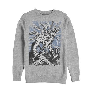 Men's Marvel Spider-Man Kanji Scene Sweatshirt - 1 of 3