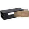 NicBex Modern 57" Rectangle Coffee Table with Sliding Tabletop and 2 Drawers for Living Room - 3 of 4