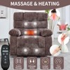 KWPZQEB Lift Recliner Chair, Large Electric Power Lift Recliners w/ Heat Massage, Dual Motor Infinite Position, Glider Recliner for Living Room - 3 of 4