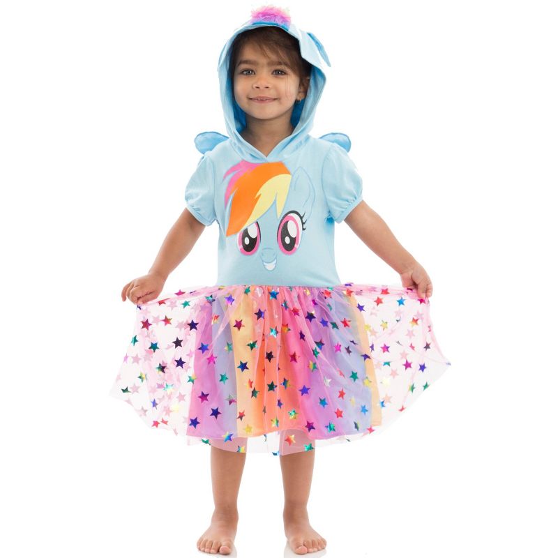 My Little Pony Rainbow Dash Sunny Starscout Girls Cosplay Tulle Dress Little Kid to Big Kid , 1 of 10