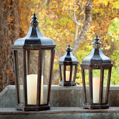 Park Hill Collection Hillcrest Lantern Set of 3