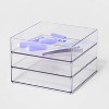 Large 12 x 8 x 2 Plastic Organizer Tray Clear - Brightroom™