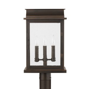 Capital Lighting Bolton 3 - Light Post Light in  Oiled Bronze - 1 of 4