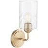 Quorum Lighting Charlotte 1 - Light Sconce in  Aged Brass - 2 of 3