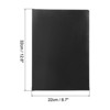 Unique Bargains Plastic Reusable Home Office Travel L Type Folders 6 Pcs - 2 of 4