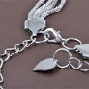 Anna-Kaci Women's Multi-Strand Waist Chain with Crystal Flower Accents and Adjustable Clasp - Silver - 4 of 4