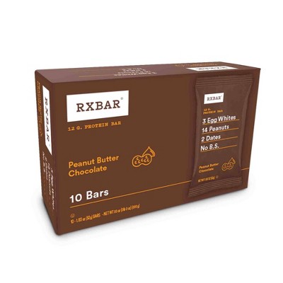 RXBAR Chocolate Peanut Butter Nutrition Bars - 18.3oz/10pk