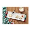 tagltd Holiday Nutcracker Solid White Rectangle Earthenware Serving Platter with Cheese Spreader, 19L x 5.9W in - image 2 of 2