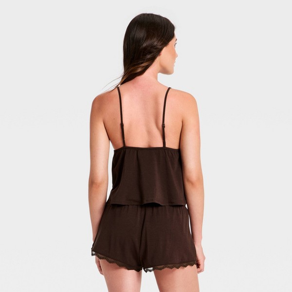 Pijama de tirantes y shorts de jersey para mujer - Wild Fable™ 2