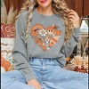 Simply Sage Market Women's  Garment Dyed Graphic Sweatshirt Fall Collage Heart - 2 of 4