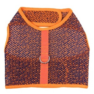 Doggie Design Active Mesh Dog Harness with Leash - Orange & Blue - 1 of 3
