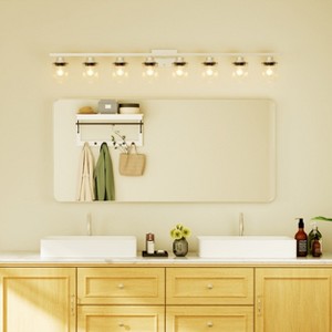 Wall-Mounted Mirror Rectangle Bathroom Vanity Mirrors Framed Mirrors Aluminum Framed Bathroom Mirror - 1 of 4