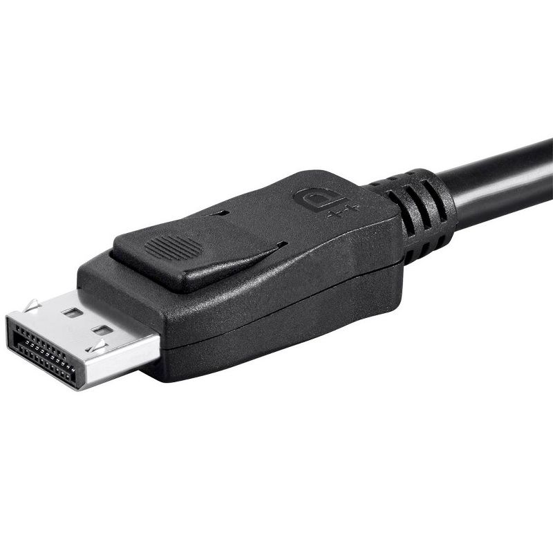 Monoprice DisplayPort 1.4 Cable - 6 Feet - Black | For Computer, Desktop, Laptop, PC, Monitor, Projector, Dell, ASUS, and More - Select Series, 4 of 7