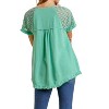 Women's Crochet Detailed Top - umgee - 3 of 4