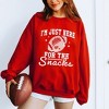 Simply Sage Market Women's Graphic Sweatshirt I'm Just Here For The Snacks Disco - 2 of 4