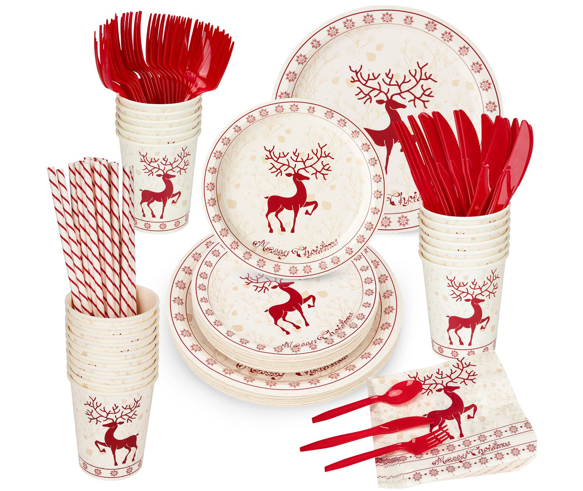 Party Supplies, Party Decorations, Halloween Tableware Set Include Dinner Plates, Dessert Plates,Cups,Napkins