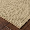 Captiv8e Designs Kokomo Textured Basket Weave Solid Light Brown Indoor/Outdoor Rug - 4 of 4