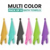 6 - Pack Bath Towels - 30x 60 - Ultra Soft 100 Cotton, Highly Absorbent for Bathroom, Pool, Gym, Spa, Hotel Use Colors Variety - 3 of 4