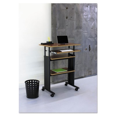 Black Steel 6 Gallon Contemporary Trash Can