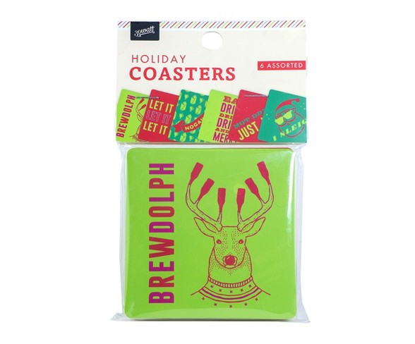 30 Watt 6ct Brewdolph Beverage Coaster Pack