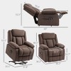 Power Lift Recliner Chair with Massage and Heat, Electric Lift Chair with Side Pockets for Elderly - 3 of 4