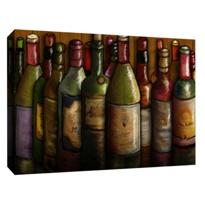 14" x 11" Wine Bottles Decorative Wall Art - PTM Images