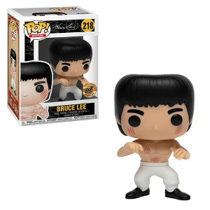Funko POP! Enter the Dragon - Bruce Lee (White Pants and Scars) Vinyl Figure #218 Bait Exclusive - 1 of 3
