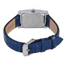 Peugeot Women's Contour Tank Shape Case Blue Watch with Roman Numerals - 2 of 4