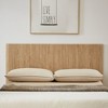 NicBex Queen Size Natural Wooden Bed Frame with Curved Lines Headboard & Hydraulic Storage,Modern Platform Bed,No Box Spring Needed - 4 of 4