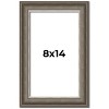 PosterPalooza | Photo Size Weathered Black Picture Frame - UV Acrylic, Foam Board Backing, Hanging Hardware - 2 of 4