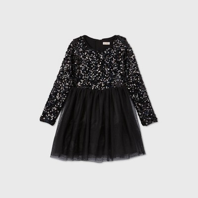 target girls black dress