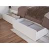 AFI Furnishings Urban Bed Drawers Twin-Full White - 3 of 4