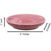 Home Mart Goods Fuchsia Dolomite Bathroom Accessories Set - Soap Dispenser, Soap Dish & Tumbler - 3 of 4