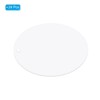 Unique Bargains Acrylic Round Clear Transparent Key Tags Disc with Hole - 3 of 4